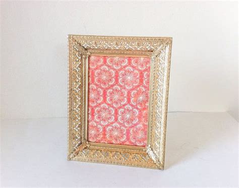 Vintage Gold Filigree Picture Frame 5x7 Gold Picture Frames Picture