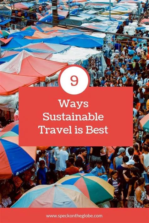 The Benefits Of Sustainable Tourism · Speck On The Globe Sustainable