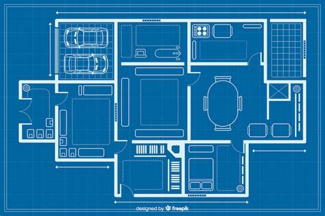 Simple Modern House Blueprint