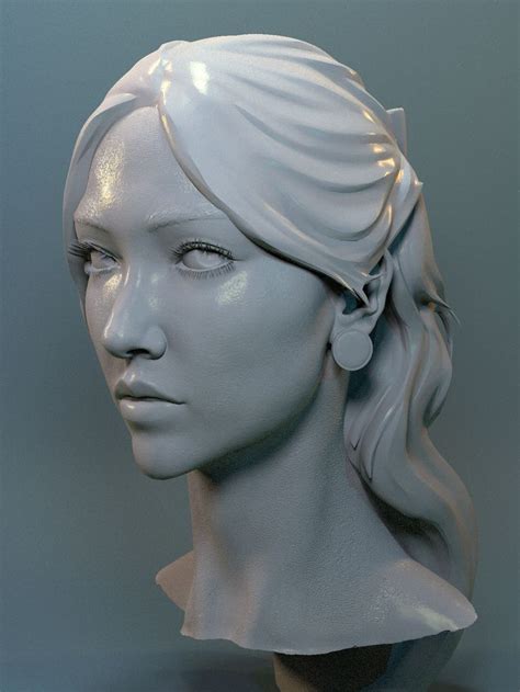 Zbrush Head Sculpt Sculpture Art Sculpture Sculpting