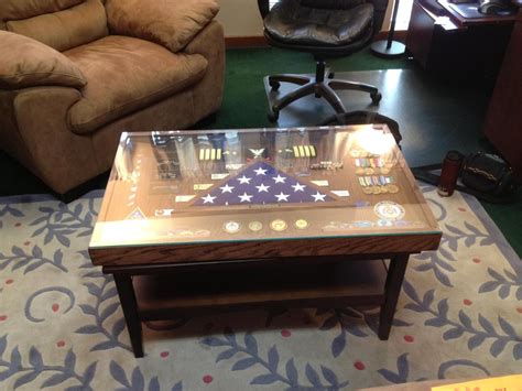 Military Shadow Box Coffee Table — Home Design And Decor Shadow With