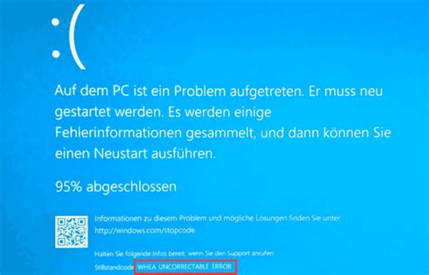 This error typically occurs after a windows 10 system upgrade or the installation of a new windows in pcs. 5 Lösungen Windows 10 Whea Uncorrectable Error beheben ...