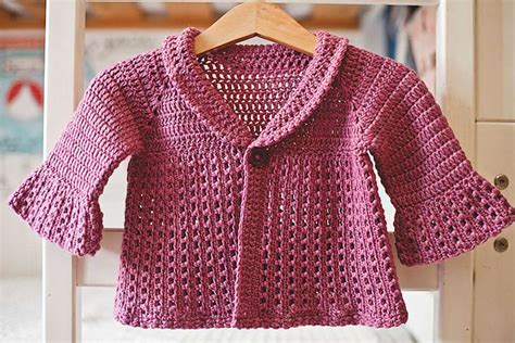 10 Crochet Cardigan Patterns For Babies And Kids