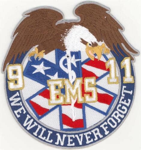 91101 Ems We Will Never Forget Patch 5 Ebay