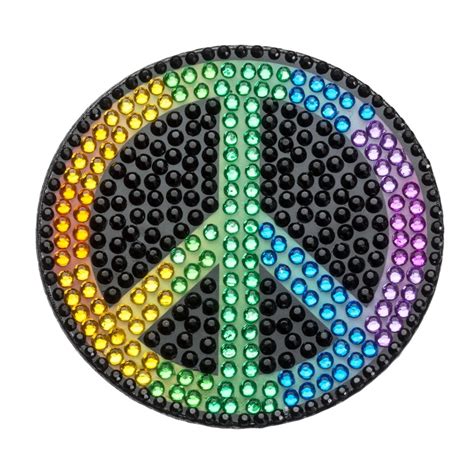 Rainbow Peace Sign Stickerbeans Fun Stuff Toys