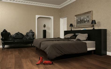 33 Rustic Wooden Floor Bedroom Design Inspirations Godfather Style