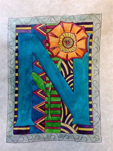 Illuminated Letters A Space To Create Alphabet Art Letter Art
