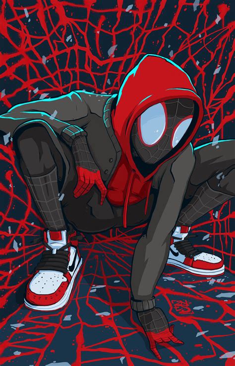Miles By 2nes Marvel Spiderman Art Marvel Comics Wallpaper Superhero Wallpaper