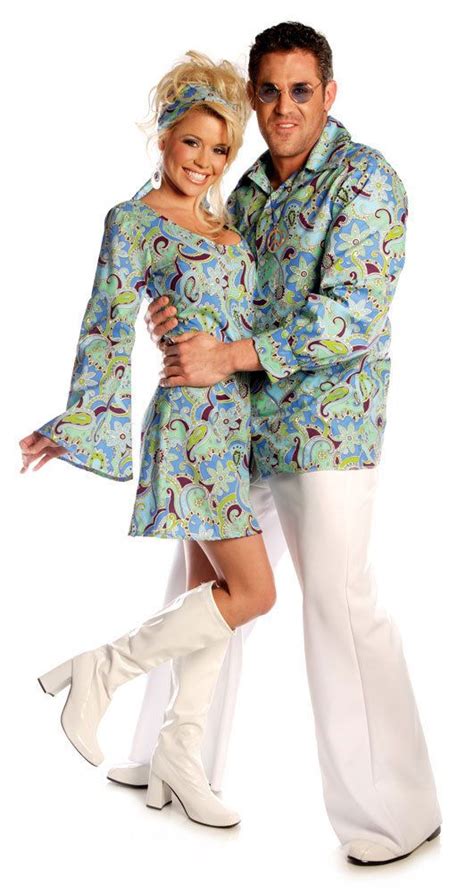 70 S Couple Costume Disco Hippie Costume Retro Costume Seventies Outfits 70s Outfits Couple