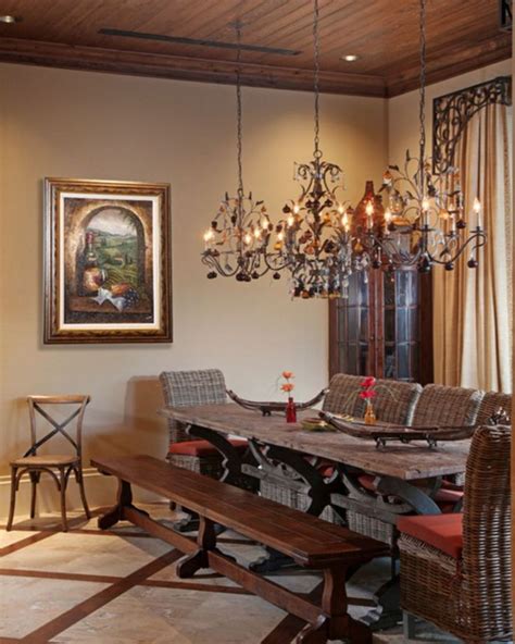25 Mediterranean Dining Room Design Ideas For Amazing Home Rustic