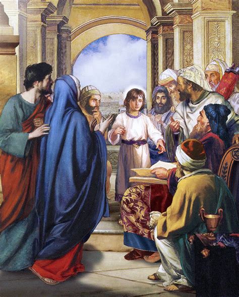 Finding Of Jesus In The Temple T Catholic Picture Print Etsy