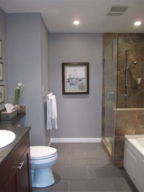 Bathroom paint doesnâ€™t get enough hype. Sherwin Williams essential gray | ~ Home Decor ...