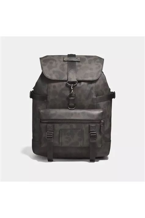 Bleecker Utility Backpack With Wild Beast Print By Coach At