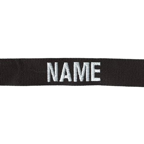 Black Name Tapes Sew On Kel Lac