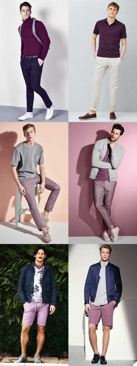 Mens Purple Fashion For Summer Outfit Inspiration Lookbook Mens
