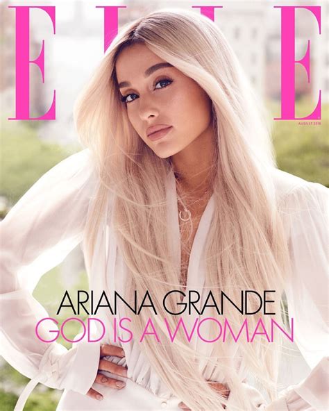 Shooting Ariana Grande Par Alexi Lubomirski Pour Elle Magazine Août