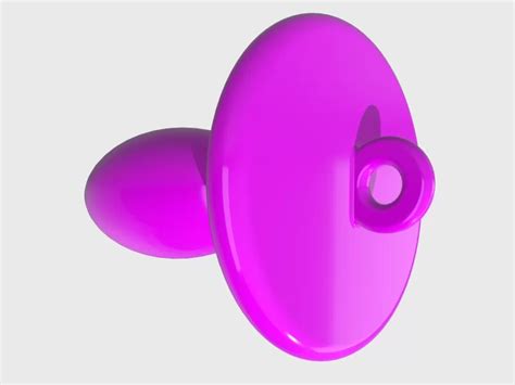 Small Sex Plug With Ring 3d Printing Model Threeding