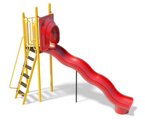 6ft Freestanding Wave Slide For Playground Henderson Playground