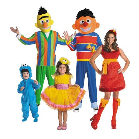Sesame Street Group Costumes Sesame Street Group Halloween Costumes