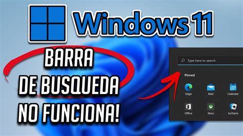 No Puedo Escribir Nada En La Barra De Busqueda Windows 11 Reparar
