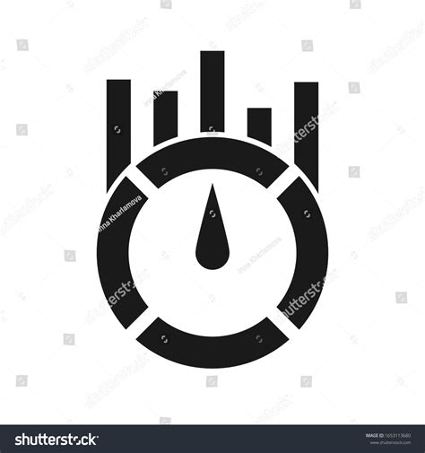 Benchmarking Icon Simple Element Illustration Benchmarking Stock Vector