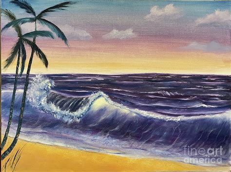 Tropical Seascape Painting By Jessica Mason Fine Art America