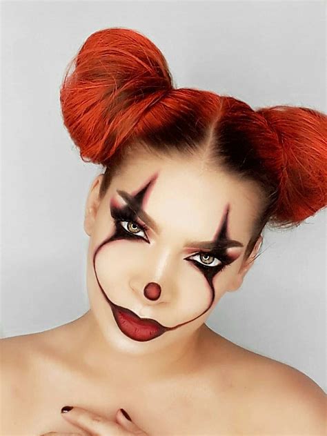 clown schminken für damen 2 anleitungen und viele gruselige inspirationen doc tipps