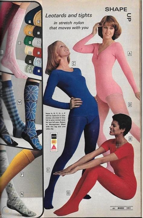 Lot Of Leggy Vintage Leotard Bodysuit And Tights Catalog Ad Clippings Pam