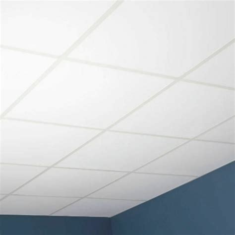 Soundsulate White Drop Ceiling Tiles 24 X 48 X 1 Sound Absorbing