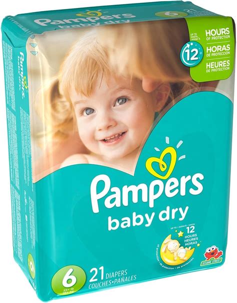 Diapers Size 6 64 Count Pampers Baby Dry Disposable Baby Diapers