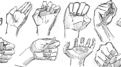 Sketching Hands Quickly How To Draw Part 12 Youtube