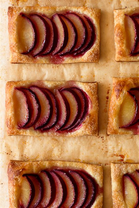 Easy Maple Plum Puff Pastry Tarts Fork Knife Swoon