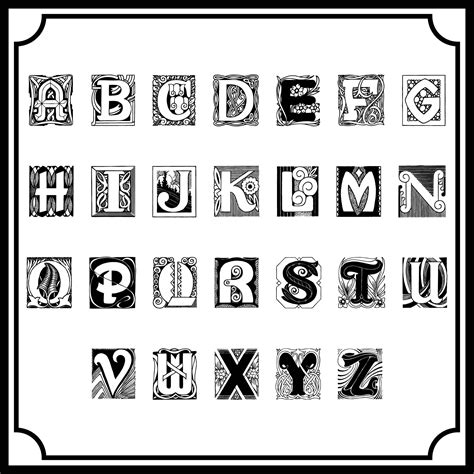 Letters Monogram J 10 Free Pdf Printables Printablee