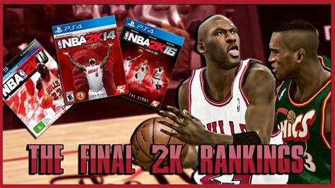 Ranking Nba 2k Games Which Was The Worst Final Official Rankings