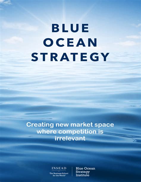 The Pdf Version Of Blue Ocean Strategy Booklet