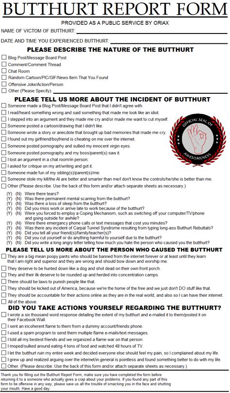 We did not find results for: File this away in case of Butthurt over the next two weeks ...