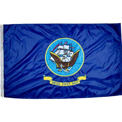 Us Navy Flag Double Sided Heavy Duty Embroidered Flags
