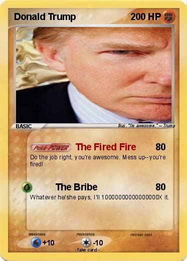 We did not find results for: Pokémon Donald Trump 2 2 - The Fired Fire - My Pokemon Card