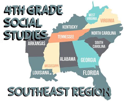 26 Map Of The Southeast Region