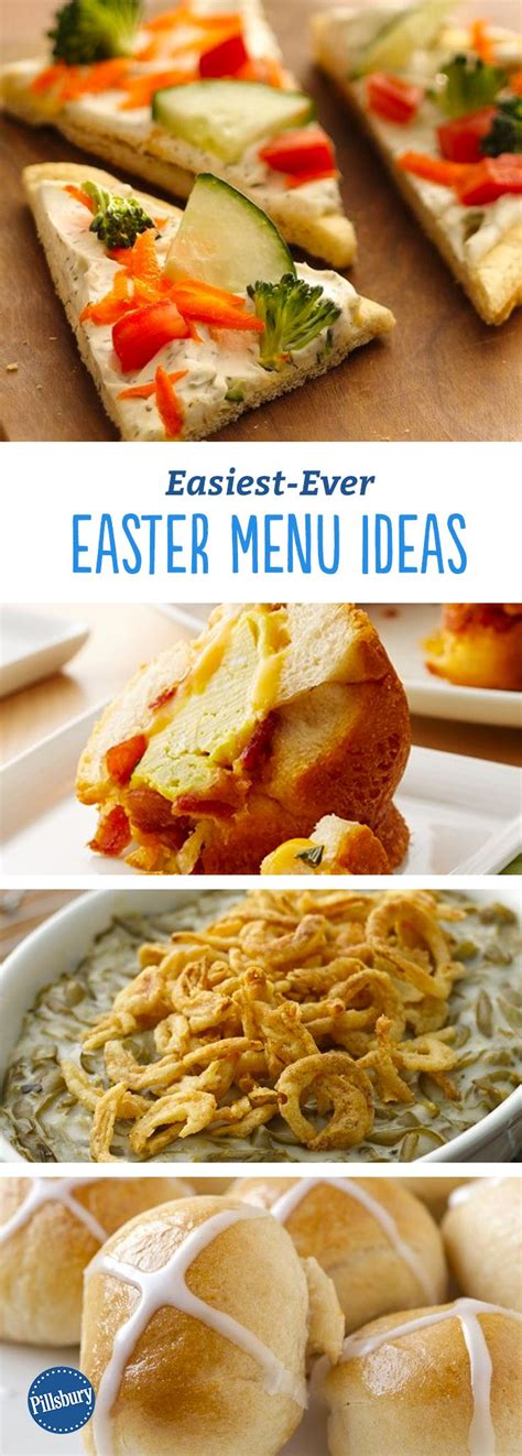 A baked ham, some scalloped potatoes, green beans, and candy for dessert isn't the worst easter dinner one can make. Easy Easter Menu Ideas | Easter brunch menu, Brunch menu ...