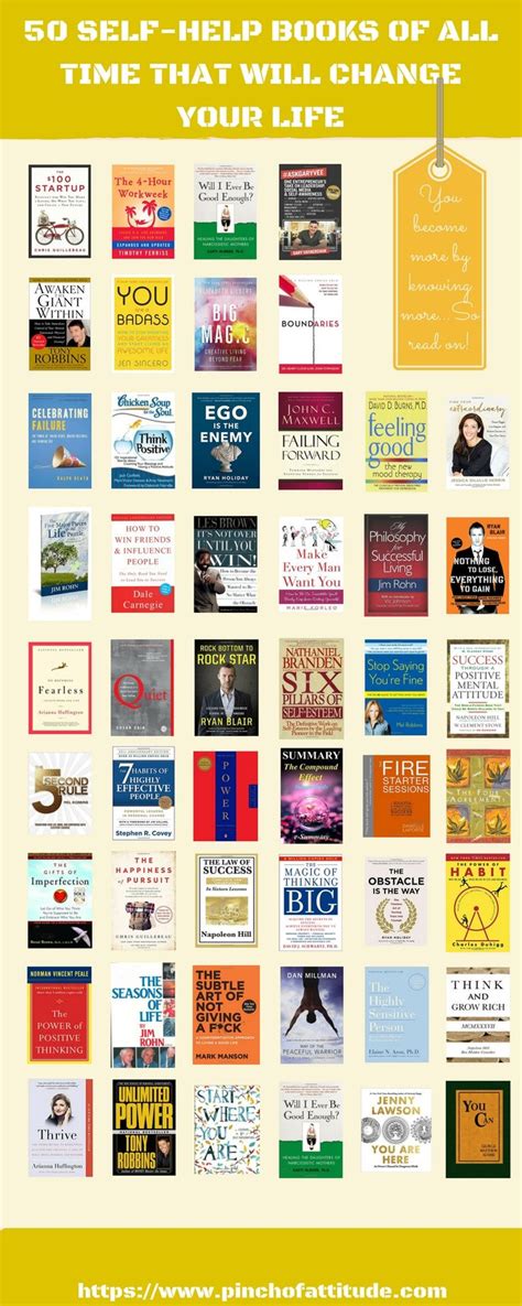 50 Best Self Help Books Of All Time That Will Change Your Life Best