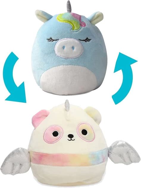 Squishmallow Official Kellytoy Flip A Mallows Flip Squishy Soft Toy 2