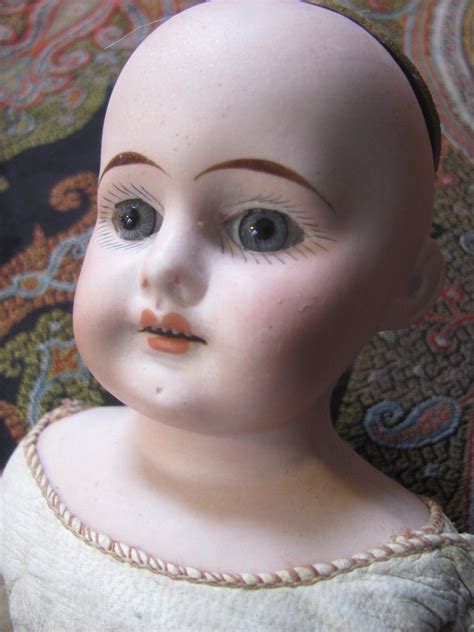 Vintage Antiquebisque Shoulderhead 13 12 Dollleather Bodygermany