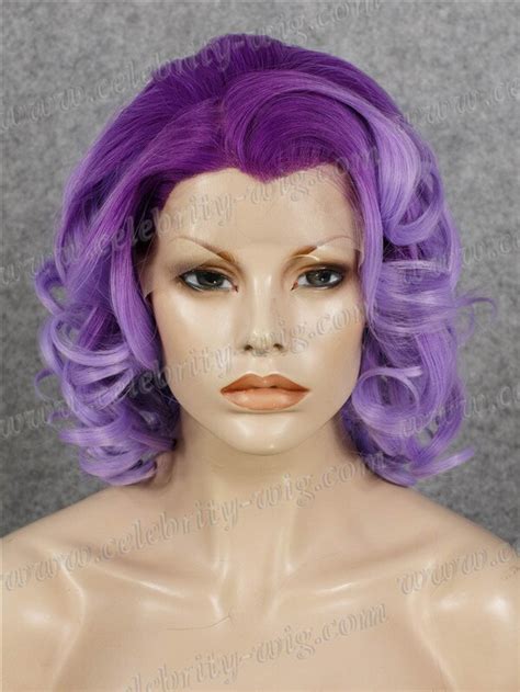 New Arrival Short Bob Curly Synthetic Lace Front Wig Drag Queen Wig
