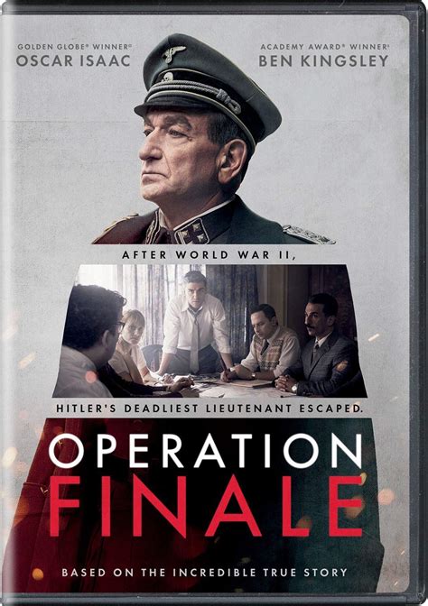 Operation Finale Dvd Oscar Isaac Ben Kingsley Melanie