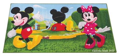 Minnie mouse teppich freuen sich unsere kleinen mäuse. Kinder Teppich Kinderteppich mit Micky Mouse und Minnie ...