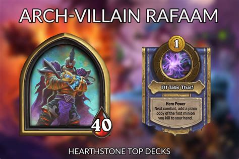 Heroic arch thief rafaam guide using any crappy deck key cards: Hearthstone Battlegrounds Heroes Tier List & Guide - Best Available Heroes - May 2021 ...