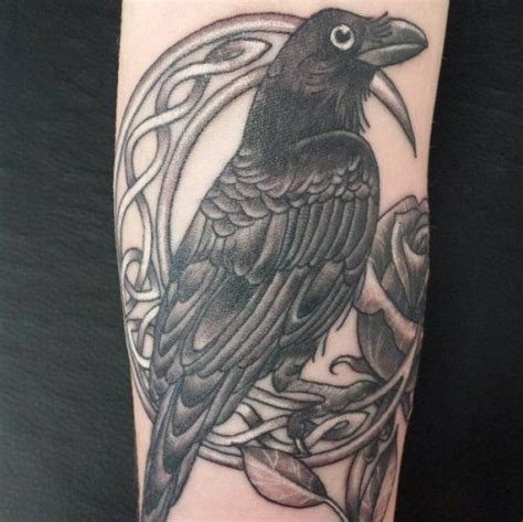 44 Cool Ideas For Celtic Raven Tattoo Celtic Raven Tattoo Raven