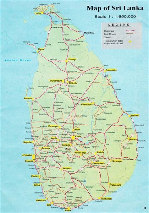 Highway Map In Sri Lanka The World Map