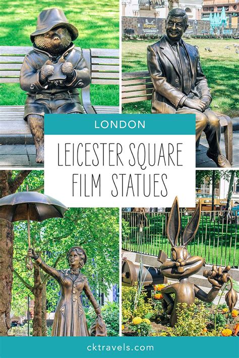 Leicester Square Film Statues Scenes In The Square Ck Travels